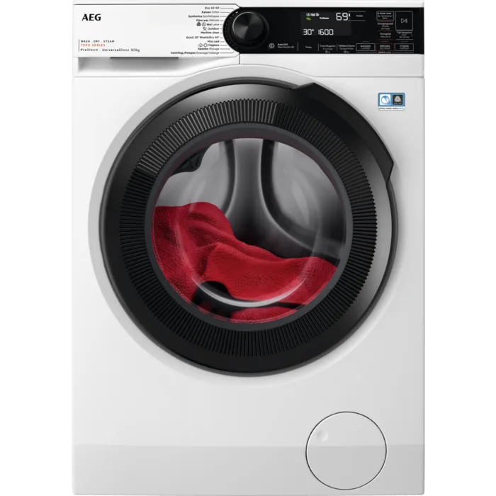 AEG 7000 ProSteam® UniversalDose Condensatie Was-droogcombinatie 8 kg LWR7586CUB de AEG – photo produit