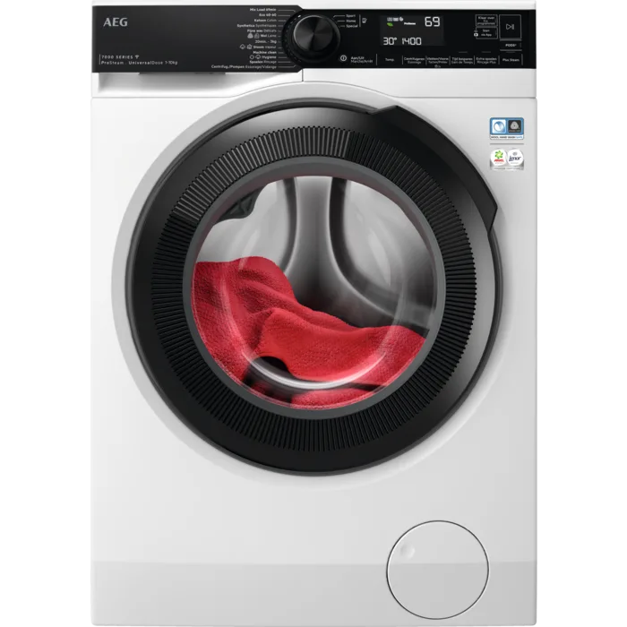 AEG 7000 serie ProSteam® UniversalDose Wasmachine voorlader 10 kg LR76CUCA06 van AEG – productfoto