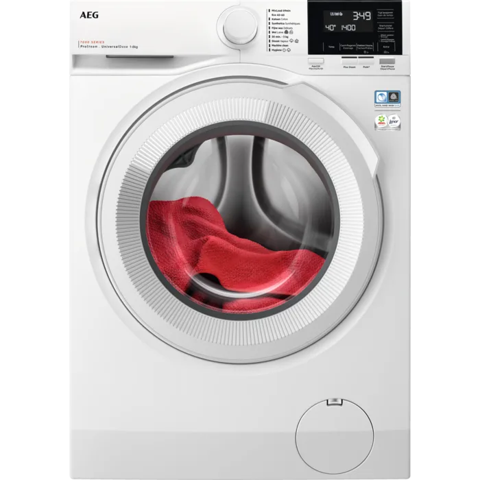AEG 7000 serie ProSteam® UniversalDose Wasmachine voorlader 8 kg LR73CU86 de AEG – photo produit