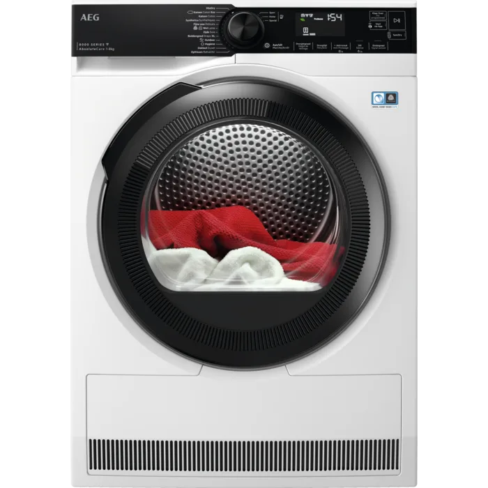 AEG 8000 serie AbsoluteCare® Warmtepomp Droger 8 kg TR86CBC86 fra AEG – produktbillede
