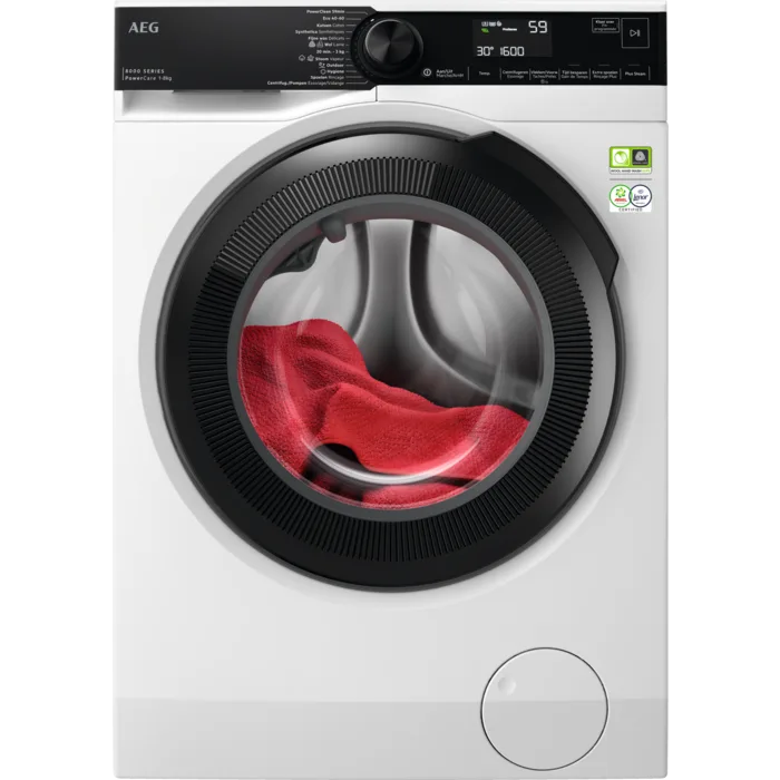 AEG 8000 serie PowerCare Wasmachine voorlader 8 kg LR86CB86 de AEG – photo produit