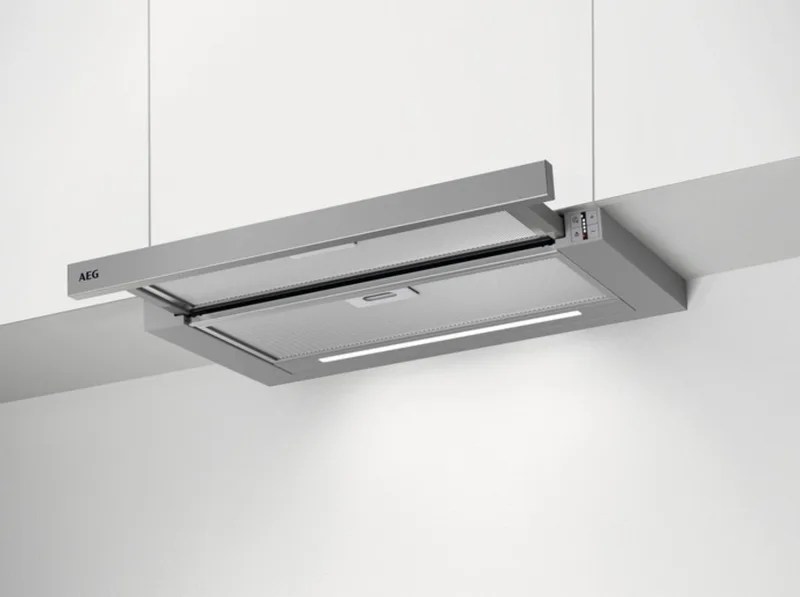DPE5660M EcoLine 5000 Extractor - Afzuigkap - Vlakscherm - Semi-inbouw (uittrekbaar) van AEG in Grijs – productfoto