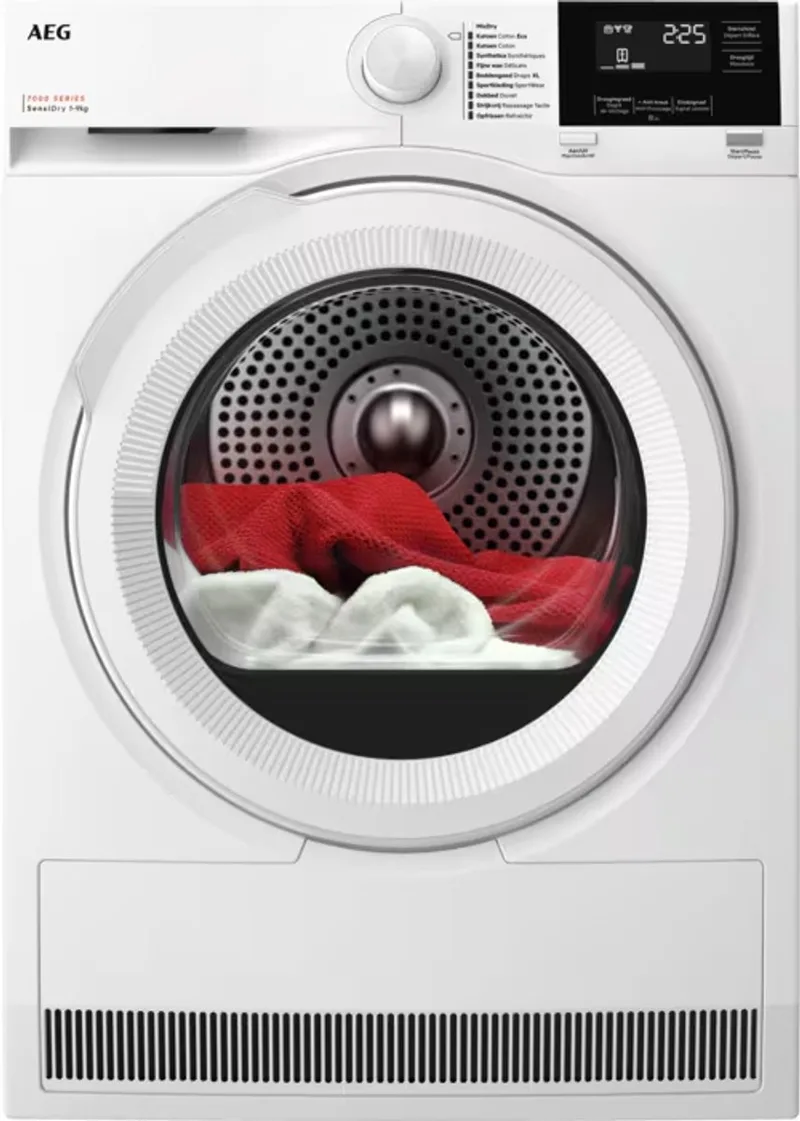 Droogkast Warmtepomp TR79A34B 9kg - 7000 SensiDry Serie by AEG in White – product photo