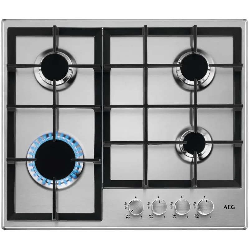 HGB64200SM Gas kookplaat Grijs de AEG – photo produit