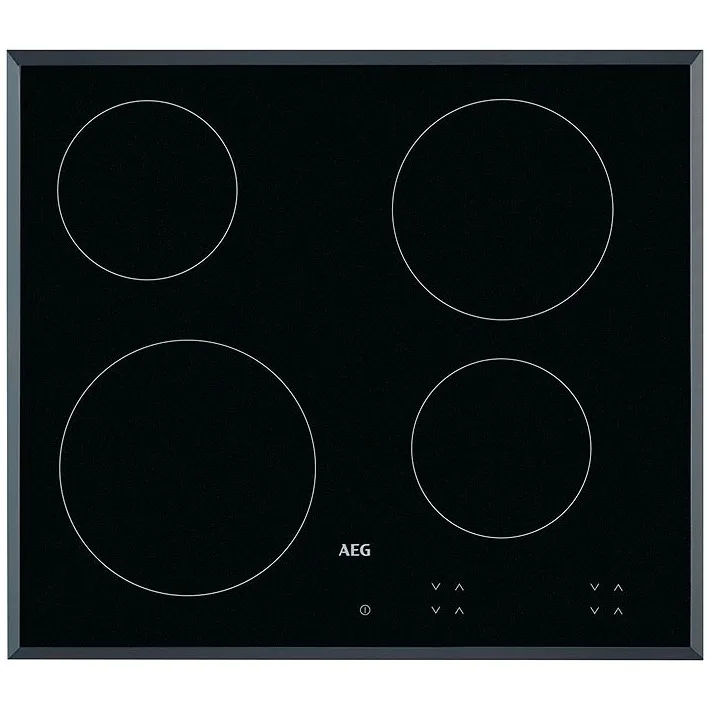 HK624000FB Keramische kookplaat Zwart de AEG – photo produit
