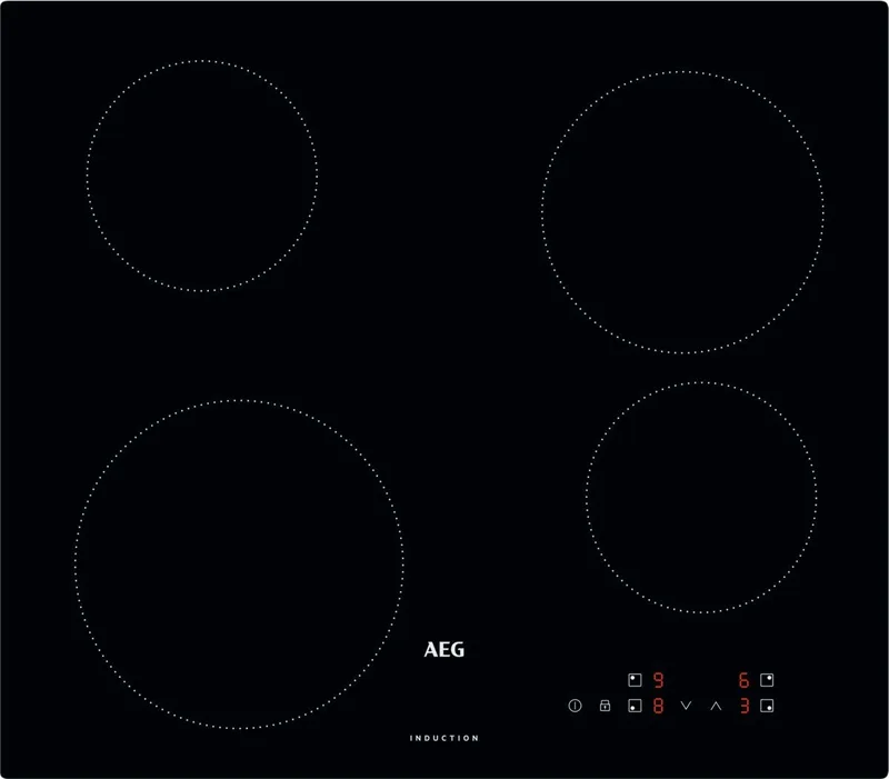 IB6420ACB 5000 Inductie - Zelfvoorzienende inductiekookplaat - 60 cm - Boosterfunctie de AEG en Noir – photo produit