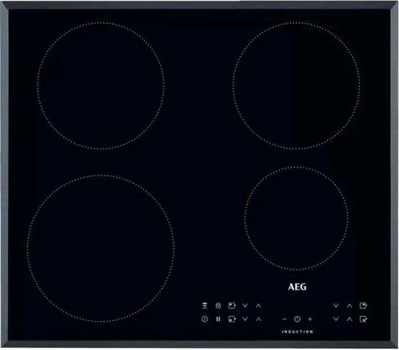 IKB64301FB Inductiekookplaat met 4 Verwarmingsvelden by AEG in Black – product photo