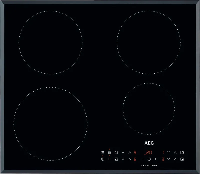 IKB6430SFB inductiekookplaat - 60 cm - 4 zones från AEG i Svart – produktbild