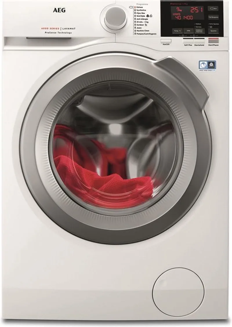 L6FBBERLIN - Wasmachine - 9kg - 1400 rpm van AEG in Wit – productfoto
