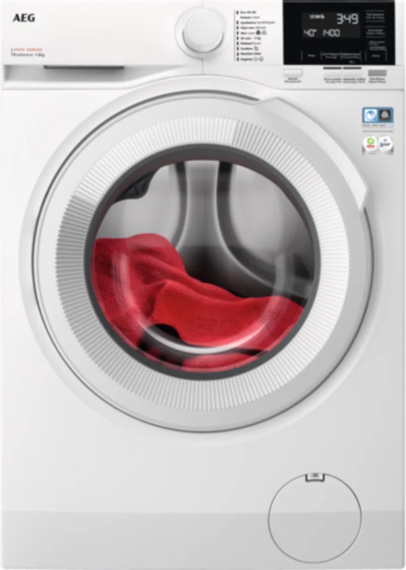 L6FBF51488 6000 serie Prosense - Wasmachine - 8 kg - 1400 rpm by AEG in White – product photo