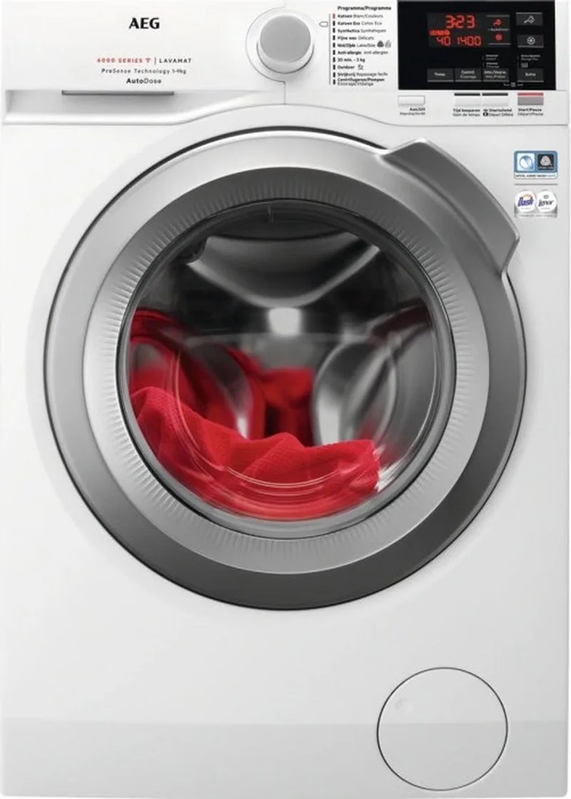 L6FBG94QS 6000 Serie - Wasmachine - 9kg - 1400 rpm by AEG in White – product photo