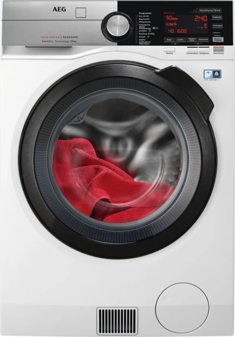 L9WEF80690 | Wasdroogcombinatie | 9 kg | Duits Display | 9000 serie by AEG in White – product photo