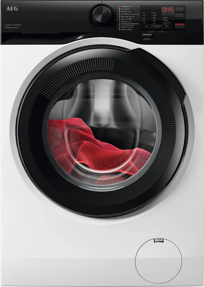 LF6E94BB4 6000 ProSense® - Wasmachine - Energielabel A - 1400 toeren - 9 kg de AEG en Blanc – photo produit