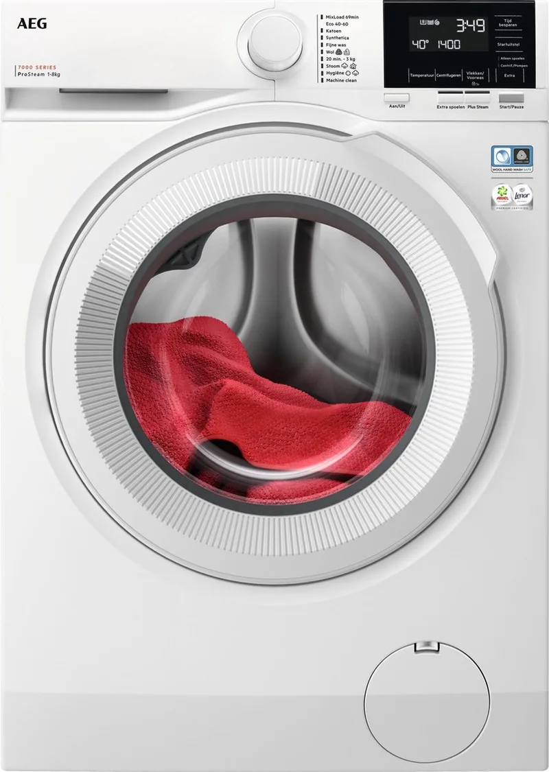 LR73842 EcoLine 7000 Serie Prosteam® - Wasmachine - 8 KG by AEG in White – product photo