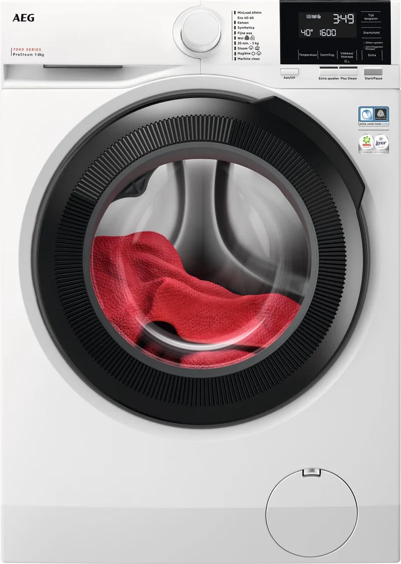 LR73864 7000 serie ProSteam® - Wasmachine - 8kg - 1600 rpm by AEG in White – product photo
