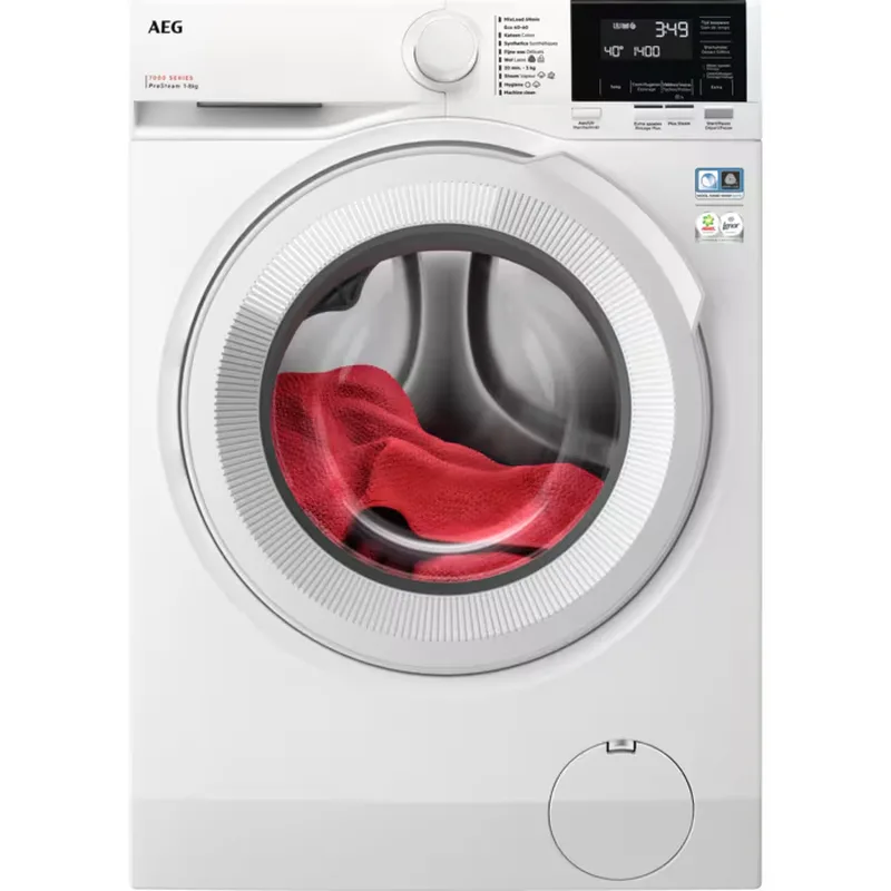 LR73S862 Wasmachine – 7000-serie – ProSteam – 8 kg – 1600 rpm – PreciseWash – Inverter Motor+ – Energieklasse A-30% – Wit de AEG – photo produit