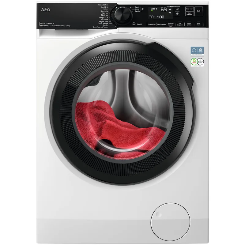 LR7606AD4 Wasmachine Wit van AEG – productfoto