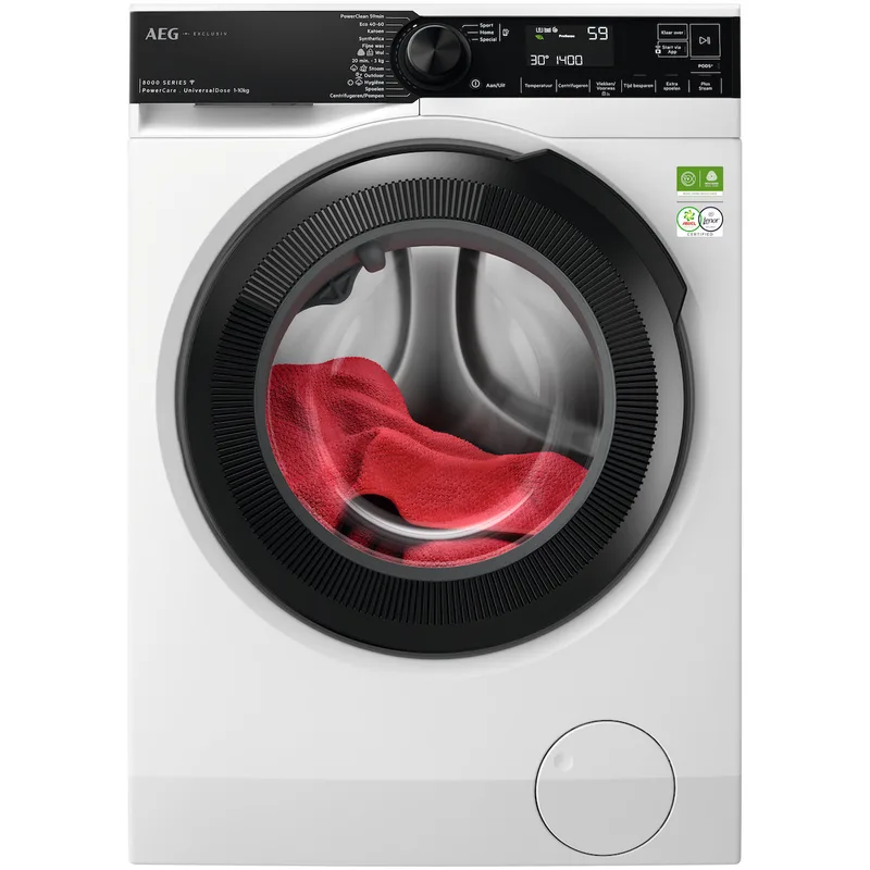 LR86LEIPZIG Wasmachine Wit van AEG – productfoto