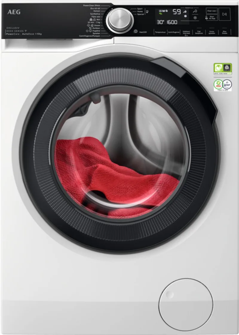 LR8KOBLENZ 8000 serie PowerCare - Wasmachine - 10 kg - 1600 rpm by AEG in White – product photo