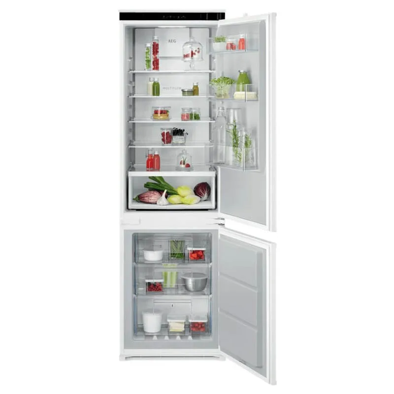 NSC6M18FES Réfrigérateur-congélateur combiné encastrable - 249 L - TwinTech No Frost - Blanc - Classe E de AEG – photo produit