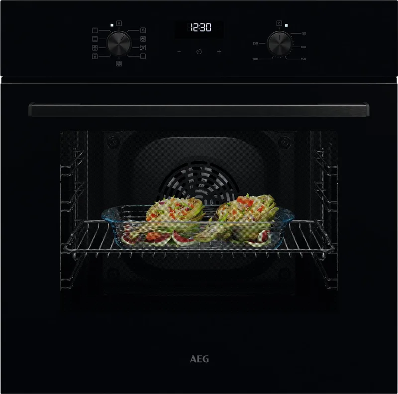OU5AB2W0CK 5000 serie SurroundCook® - Inbouwoven - Heteluchtoven van AEG in Zwart – productfoto
