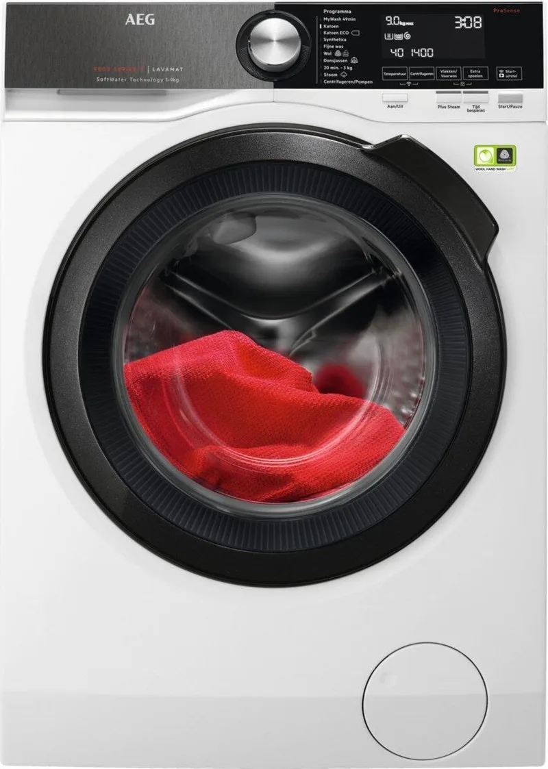 SoftWater wasmachine L9FEN96BC de AEG en Gris – photo produit