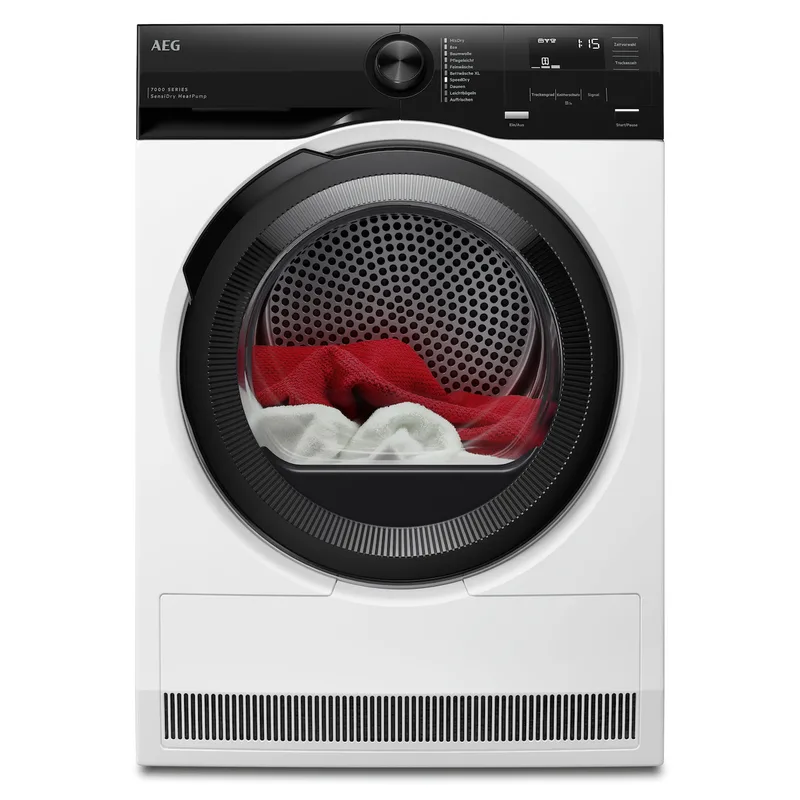 TE739E4B Warmtepompdroger Wit by AEG – product photo