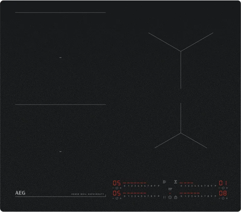 TI64IB1FIZ Ingebouwd 60 cm Inductiekookplaat zones 4 zone(s) by AEG in Black – product photo