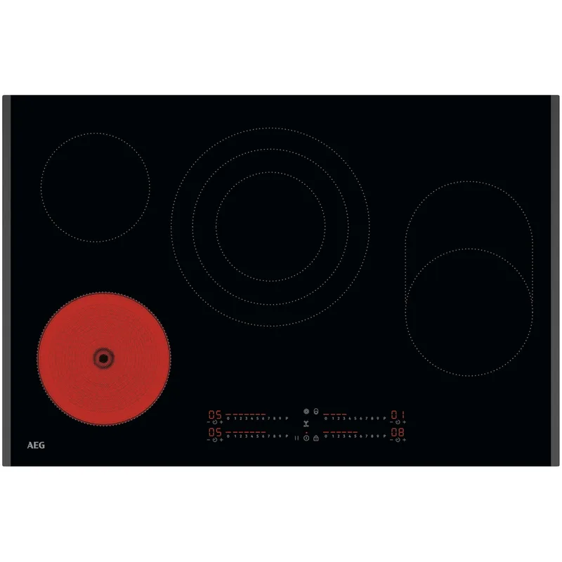 TI84HA07FB Keramische kookplaat Zwart by AEG – product photo
