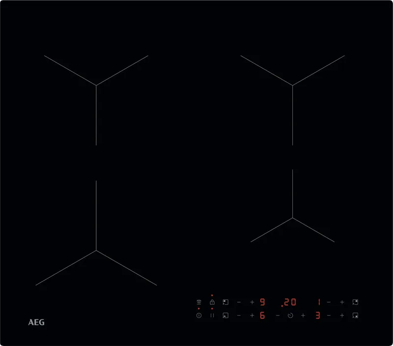 TN64IA04IB 5000 - Inductiekookplaat - Hob2Hood - Flexibele kookzones - 60cm by AEG in Black – product photo
