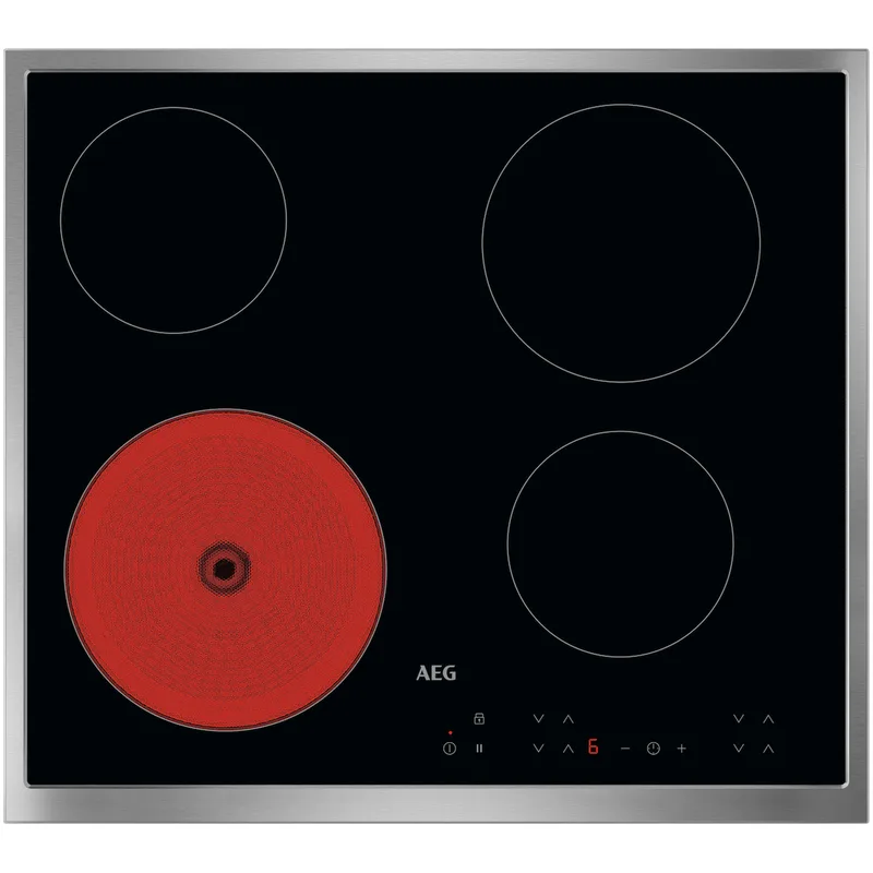 TN64RA00XB Keramische kookplaat Zwart van AEG – productfoto