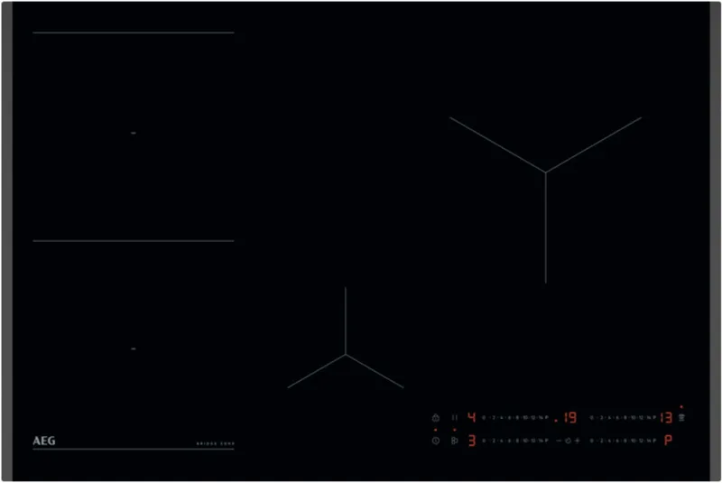 TO84IB0BFB Ingebouwd 80 cm Inductiekookplaat zones 4 zone(s) von AEG in Schwarz – Produktfoto
