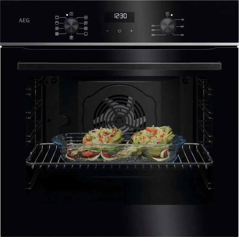 TU5AB21FSB - Serie 5000 - inbouw oven (60 cm) van AEG in Zwart – productfoto