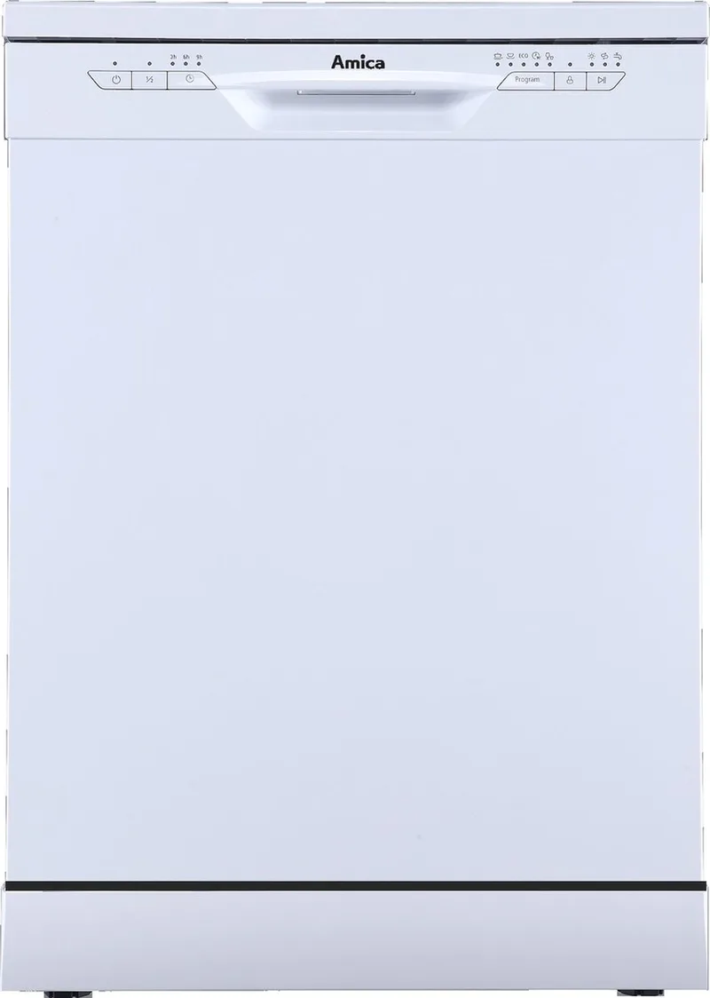 ADP1212B - Vaatwasser - 12 bestekken - 5 programma's - 4 Temperaturen - Bovenste waskorf in hoogte verstelbaar - Afneembare top voor onderbouw - Halve lading - HotAir by Amica in White – product photo