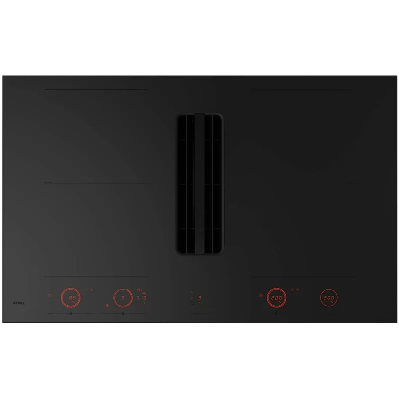 HIDD28472SV Inductie kookplaat met afzuiging Zwart van ATAG – productfoto