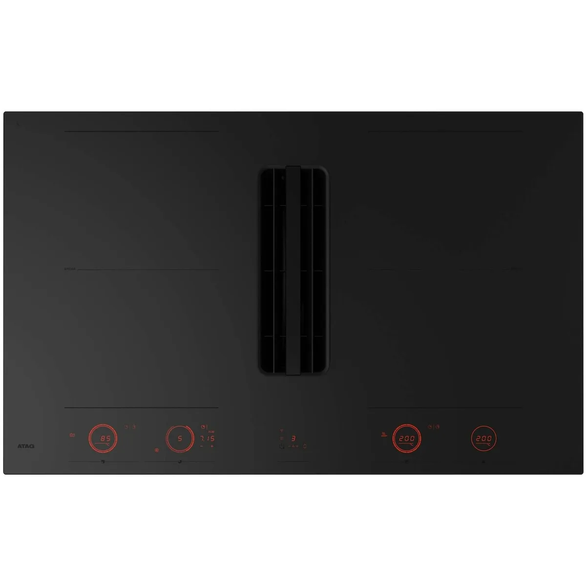 HIDD28472SVI Inductie kookplaat met afzuiging Zwart by ATAG – product photo