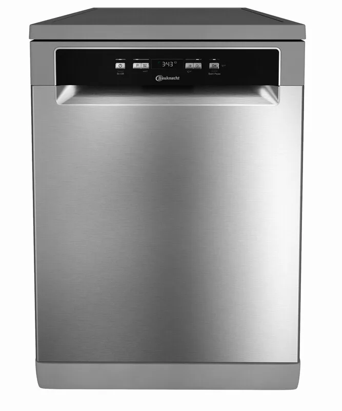 BKSV2FAN freistehender Geschirrspüler, 60 cm, ActiveDry – automatisches Türöffnungssystem, MultiZone – Top- oder Unterkorb Separat auswaschbar, Verzögerungsstart, Vollständiger Wasserschutz, Edelstahl [Energieeffizienzklasse A] von Bauknecht – Produktfoto
