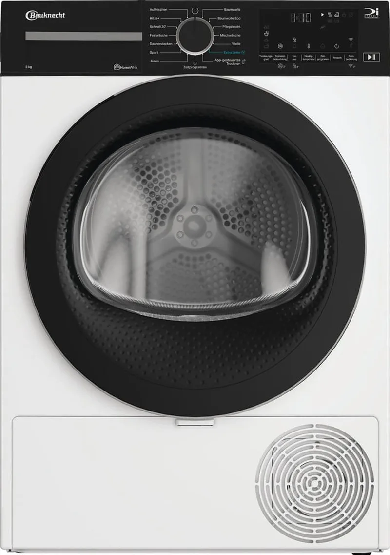 BT 85C WBS | Warmtepompdroger | 8 kg | Duits Display by Bauknecht in White – product photo