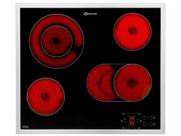 Elektro-Kochfeld CTAR 9642 IN, Bräterzone – Zuschaltbare Fläche für großes Koch- und Bratgeschirr von Bauknecht – Produktfoto