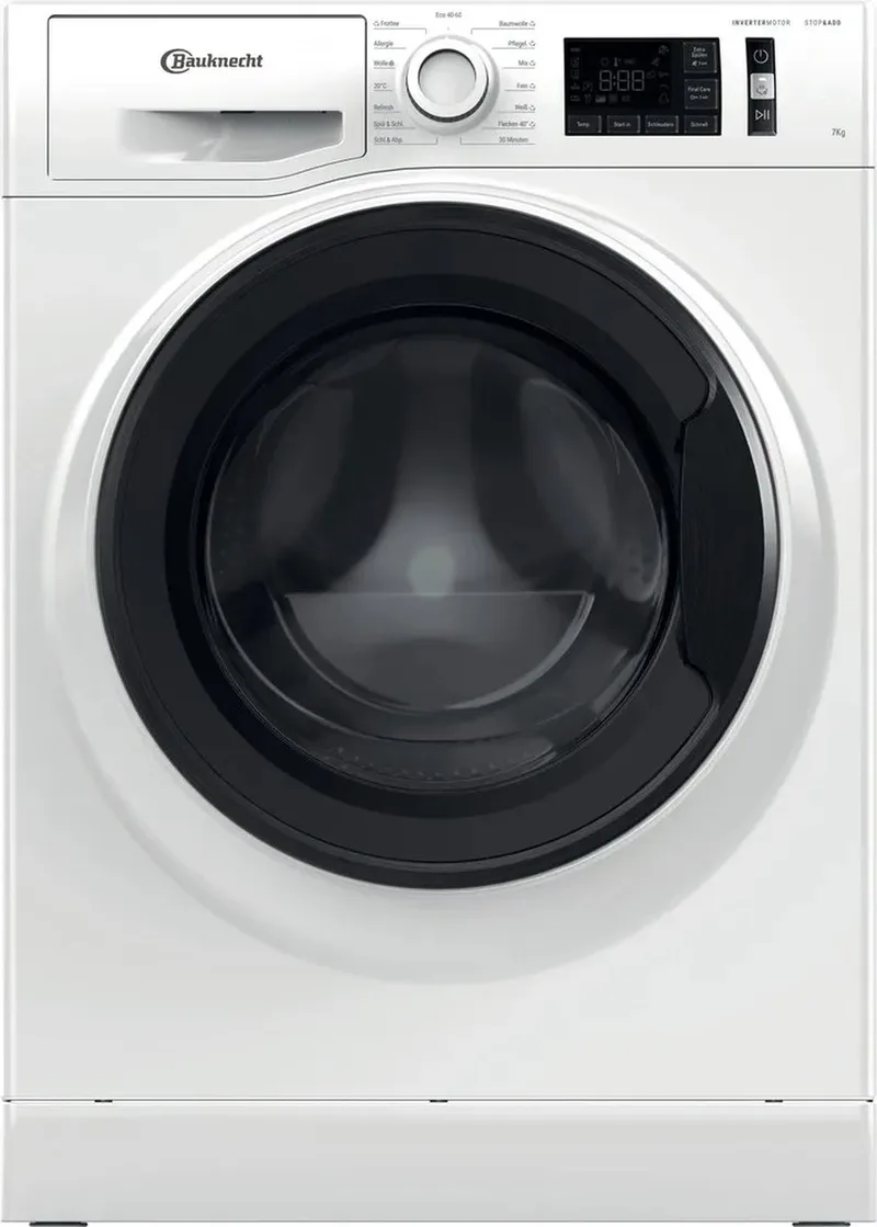 WM Class 7A | Wasmachine | 7 kg | Steam | Duits display de Bauknecht en Blanc – photo produit