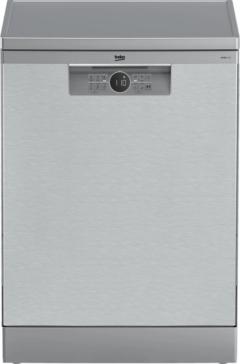 BDFN26450X - HygieneShield® - Vrijstaande vaatwasser - 14 couverts von Beko in Inox – Produktfoto