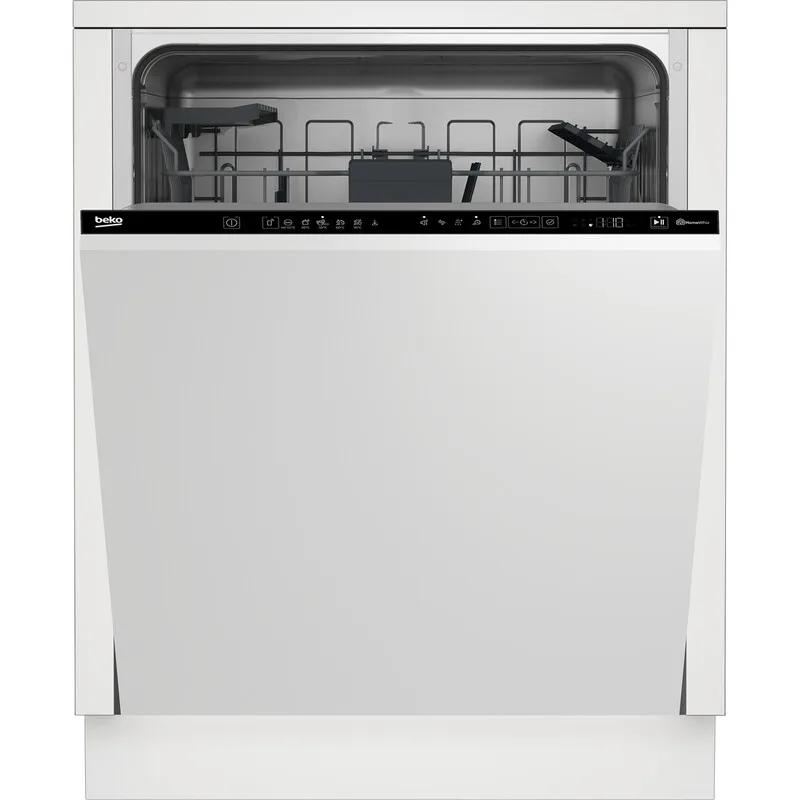 BDIN16O46W 14 Maßgedecke vollintegrierter Geschirrspüler, Quick&Shine, SelfDry, HomeWhiz, 42 dB, Energieklasse A von Beko – Produktfoto