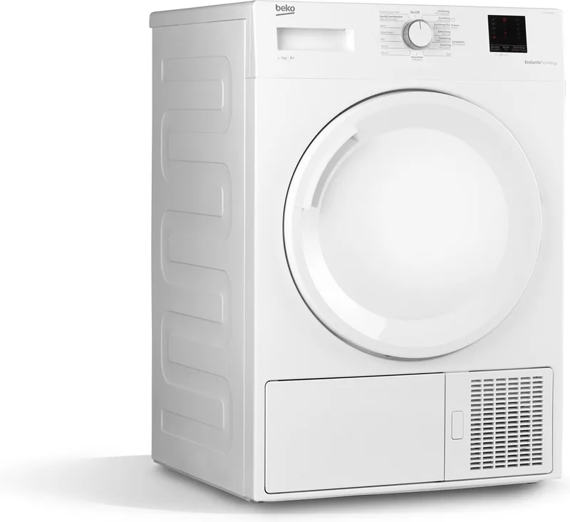 DS7331PX0BX - Warmtepomp wasdroger - NL/FR van Beko in Wit – productfoto