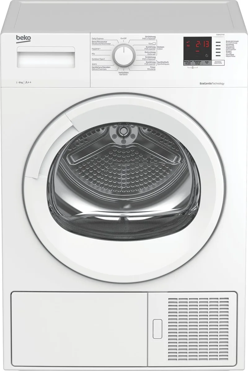 DS8432TX0 - Vrijstaande Wasdroger by Beko in White – product photo