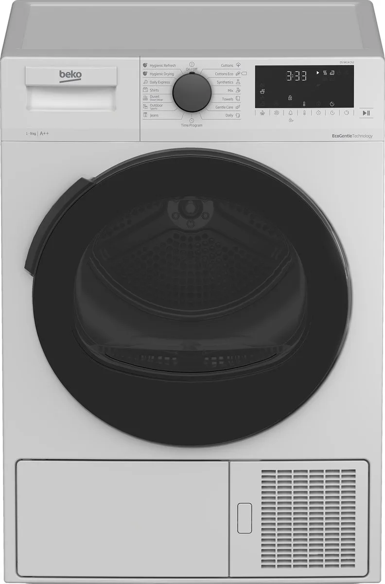 DS9414CX2 wasdroger Vrijstaand Voorbelading 9 kg D by Beko in White – product photo