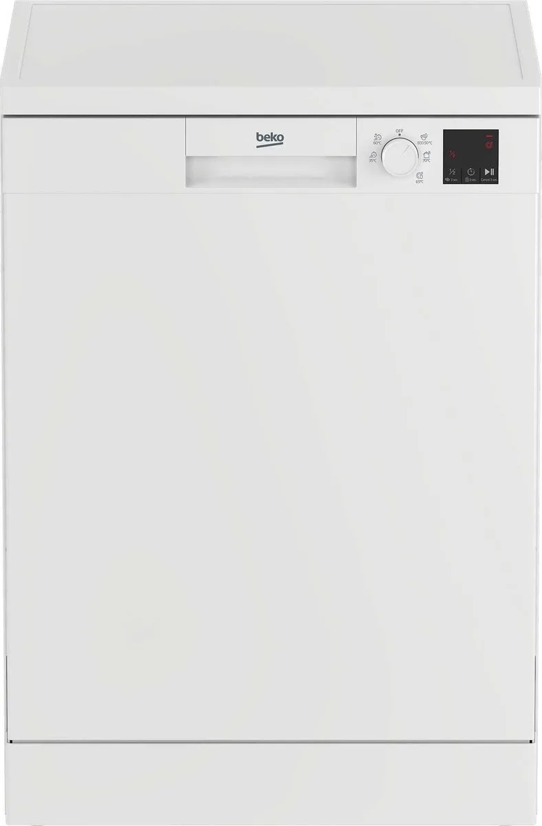 DVN05320W Vrijstaande vaatwasser 13 couverts van Beko in Wit – productfoto