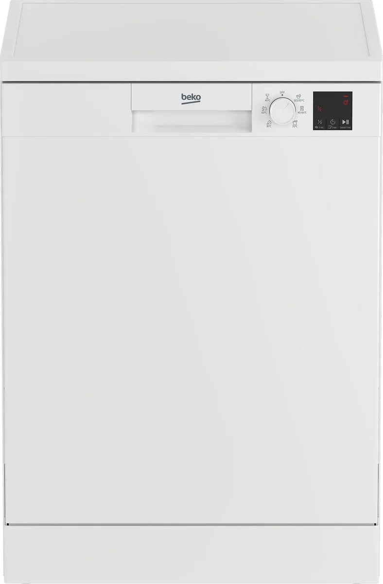 DVN06430W - Vrijstaande Vaatwasser van Beko in Wit – productfoto