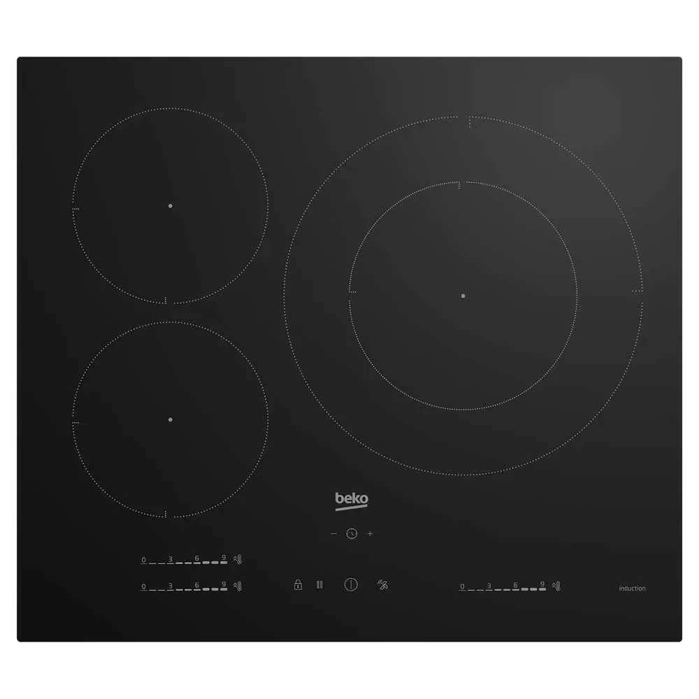 Plaque à Induction Hii 63720 Ut 60 Cm 3 Feux de Beko – photo produit