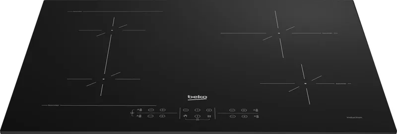 HII64200SFMT Ingebouwd 59 cm Inductiekookplaat zones 4 zone(s) by Beko in Black – product photo