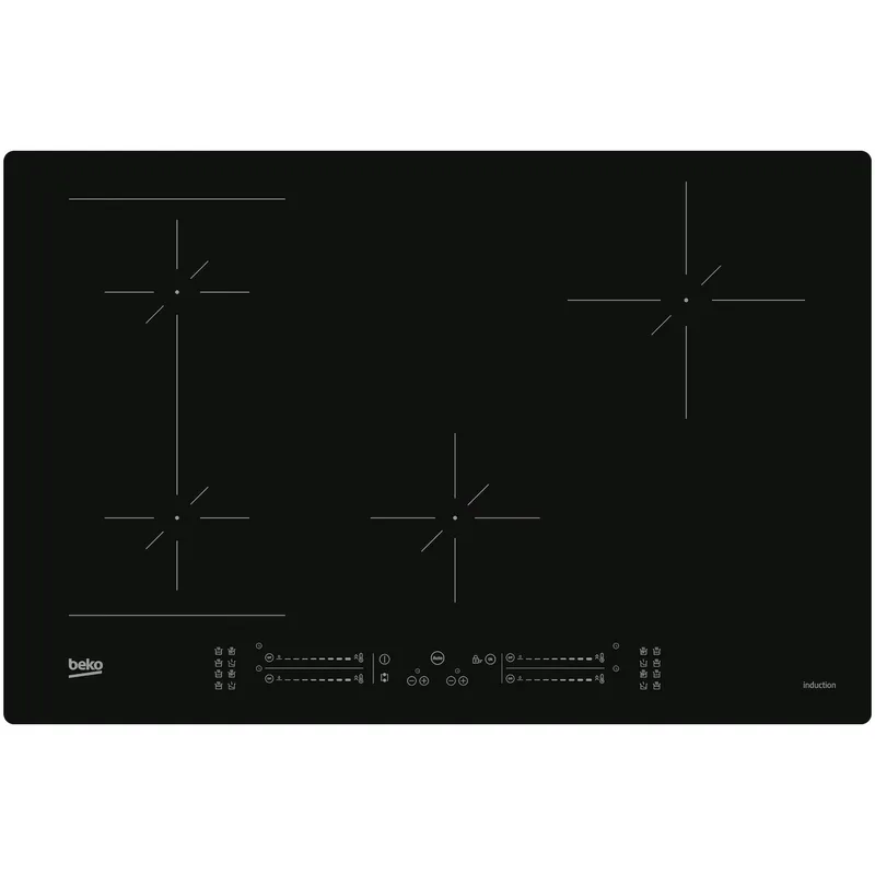 HII84540IFT Inductie kookplaat Zwart de Beko – photo produit